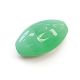 20x11mm Green Opal Earthy Flat Oval Czech Glass Beads Loose (150pc)