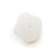 10x13mm Milky White Medium Czech Glass Rock Bead Loose (150pc)