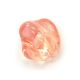 10x13mm Pink Medium Czech Glass Rock Bead Loose (150pc)